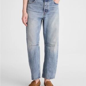 Madewell Darted Barrel-Leg Jean